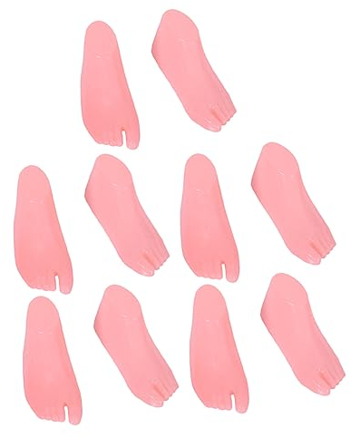 TEHAUX 5 Paare Schuhspanner Anzeige Von Säuglingsfüßen Schuhmodell Anzeigen Schuhständer Jungenwerkzeuge Schuhpuppe Baby-fußstützen Schuhregal Socken Kind Baby Schuhe PVC