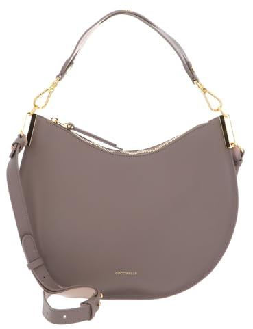 Coccinelle Sunup Handbag Double Grainy Leather Warm Taupe/Rosette