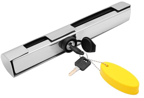Outboard Motor Lock, Outboard Engine Lock with 2 Keys, 304 Stainless Steel Outboard Locks for Small Outboards, Great For Boats, Fishing Boats, Yachts