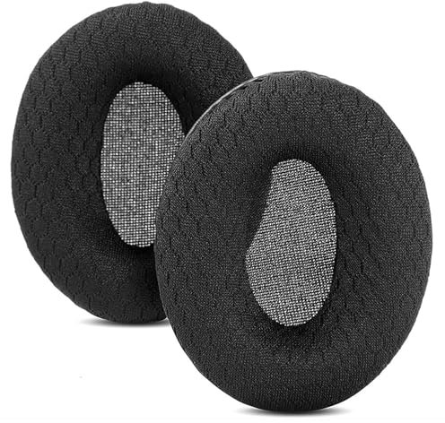 SL300 SL 300 Atmungsaktive & langlebige Ohrpolster Ersatzkompatibel mit Soul by Ludacris SL300 SL 300 Kopfhörer Ohrpolster mit Mesh-Gewebe und Memory-Schaum