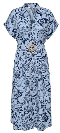 ONLY Female Hemdblusenkleid ONLJAKIRI Leinen Langes Kleid | Shirt dress