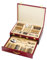 Luxus Besteckset inkl Besteckkiste Holz 75 tlg12 Personen Edelstahl Besteck Set Holz Bicolor Gold Flora - edel und spülmaschinenfest