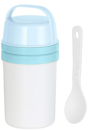 Yogurt doppio scomparto e tazza per cereali, perfetta per palestra o viaggi, inclusa compatibile con microonde