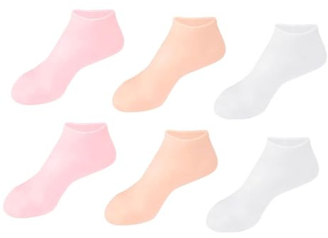 Fußpflegesocken 1 Paar Silikon Weihnachten Party für Trockene Rissige Füße