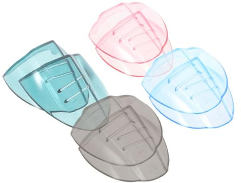 jojofuny 4 Paare Brillen Seitenschutz Einfache Installation für Schutzbrillen und Sonnenbrillen Tpu für Effektiven Seiten Schutz Kompatibel mit Verschiedenen Modellen