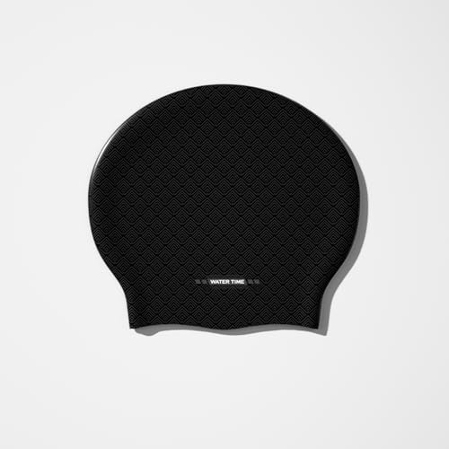 WATER TIME Bonnet de Bain – Silicone Étanche, Taille L,XL pour Cheveux Longs, Épais et Tresses, Très Élastique, Antidérapant pour Femmes et Hommes