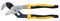 Klein Tools J502-10 Pliers, Adjustable Jaw Pump Pliers, Tongue and Groove, with Dual Material Handles, 10-Inch