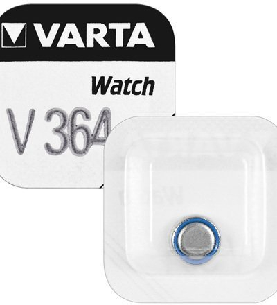 VARTA Knopfzelle Silberoxid SR 621 SW/SR 60 SW/V 364 1er-Bli