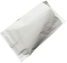 Papiertüten 6 x 9 cm WEISS mit Klappe (200 Stück)