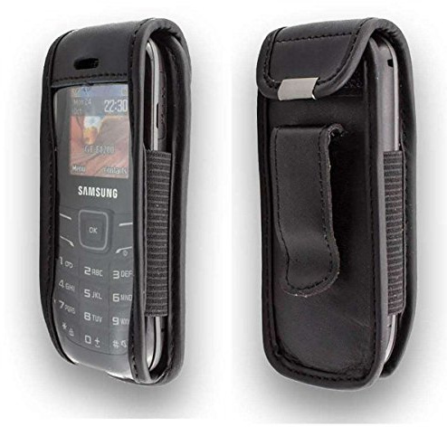 caseroxx Ledertasche für Samsung GT E-1200 Keystone 2 | Hochwertige Tasche mit Gürtelclip zum sicheren Tragen am Gürtel, aus Echtleder