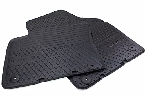 Original Volkswagen VW Ersatzteile Golf 5 Plus Original Gummi Fußmatten, vorn