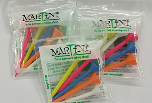 Martini Golf Tees sortiert 5er Pack (3 zählen)