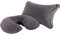 PEARL Aufblasbare Nackenrolle: Aufblasbares Nackenhörnchen und Nackenkissen mit Fleece-Bezug (Nackenkissen zum Aufblasen, Nackenhörnchen zum Aufblasen, Kopfkissen)