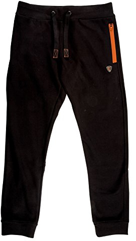 Fox Black/Orange Joggers Angelhose, Anglerhose, Hose für Angler, Angelhosen, Anglerhosen, Jogginghose, Größe:S