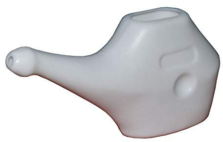 Plastic Neti Pot for Nasal Cleansing | Compact and Travel-Friendly Design | Natural Treatment for Sinus, Infection and Congestion