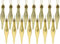 Christmas Concepts® Packung mit 15-8,5 cm Tröpfchenkugeln - Matt- und Glitzer-Design - Weihnachtskugeln (Gold)