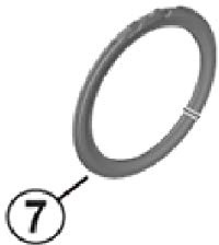Shimano Spares FH-M9111 C-Ring mit äußerer Staubabdeckung