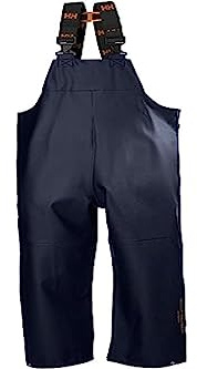 Helly Hansen Gale Rain Bib Pants - Waterproof Overalls for Men - Adjustable Fishing Coveralls - Work Rain Gear - 590 Navy - X-Large