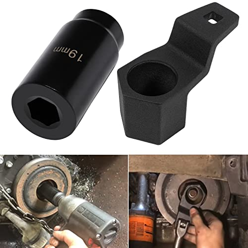 Kurbelrollen-Werkzeug, 19 mm Balancer-Stecknuss und 50 mm Kurbelwellen-Kurbelrolle, Schraubenschlüsselhalter, Entfernungs-Halteschlüssel-Set für Acura- und Honda-Motoren, Steckschlüssel-Werkzeug