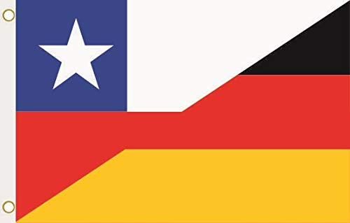 U24 Flagge Fahne Chile-Deutschland 90 x 150 cm
