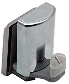 Shower Door Slider | Lower | Spring Loaded Single Hook | ROLL034