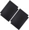 Healifty 4 Stück Aida Kreuzstich Stoff Schwarz Stickstoff Material für Handwerk 45 X 30 cm