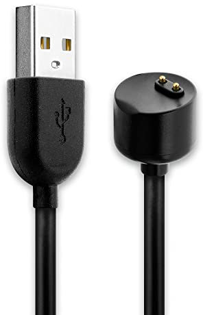subtel® Ersatz USB Kabel kompatibel mit Xiaomi Mi Band 5 / Mi Band 6 Smartwatch Ladekabel Smartwatch Connector auf USB A 2.0 Datenkabel 1A, Sportuhr Fitness Uhr