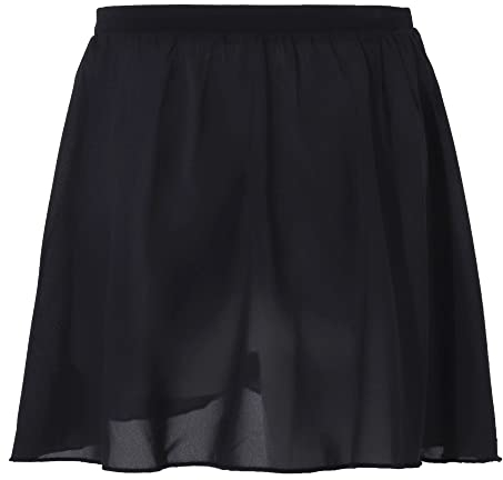 Tancefair Damen Ballettrock Wickelrock Tanz Rock aus Chiffon zum Anziehen mit elastischem Bund Chiffonrock für Mädchen und Damen