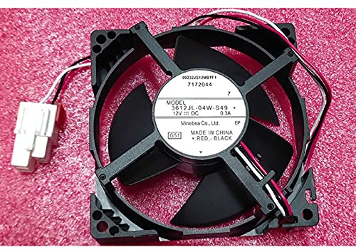 MQEIANG per Samsung Frigorifero Ventola di Raffreddamento NMB-Mat 3612JL-04W-S49 12V 0.3A 9.2 cm per Samsung Frigorifero Accessori Parti di Ricambio