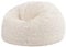 icon Kingston Faux Fur Bean Bag, Mongolian Fur, Large Adult Bean Bag Chair with Filling Included, Comfy Chair, Living Room Furniture, Bedroom Furniture
