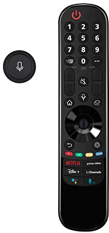 VINABTY MR21GA Voice Ersetzte Fernbedienung passend für LG Smart TV 2019 and 2020 and 2021 OLED Models: G1, C1, A1 Series,NANO99, NANO90, NANO85, NANO80, NANO75 Series,UP80, UP75 Series.