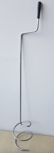 BAUER Belüftungsstab für Komposter Metall | Höhe: 80 cm | Mit Griff | EIN Stab zum Belüften des Komposts und zur Beschleunigung Seiner Reifung