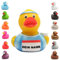 Badeente - personalisierbar (Marathon-Läufer Ente)