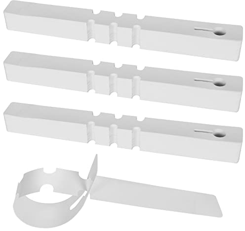 300 Piezas Etiquetas para Plantas, Etiquetas de Plástico de Jardín Impermeables, Etiquetas Colgantes de Semillas Marcadores de Plantas Envolver Alrededor de Vivero Etiquetas, 20 x 2 cm (Blanco)