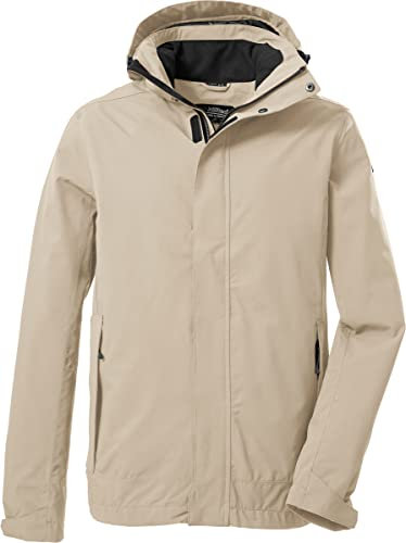 Killtec Herren Funktionsjacke/Outdoorjacke mit abzippbarer Kapuze KOS 87 MN JCKT_XENIOS; hellsand, 3XL, 39147-000