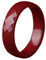 BHUEHSS Rote Zinnoberringe Feng Shui Ringe Zinnoberringe ziehen Reichtum Geld Ringe Schutz Amulett Ringe Viel Glück Schmuck Geschenk 9#, as shown in the picture, Zinnober
