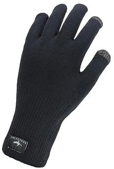 SEALSKINZ Unisex Anmer Handschuhe, Schwarz, L