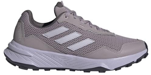 adidas Damen Tracefinder Trail Running Shoes Trailrunning-Schuhe, preloved fig/Silver Dawn/Aurora Black, 39 1/3 EU