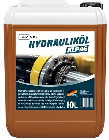 Hydrauliköl HLP 46 von TAMVIS - HLP 46 - auch für Holzspalter geeignet - nach DIN 51524 Teil 2 (10 Liter)