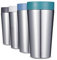 Circular & Co Thermal Stainless Steel Travel Mug - 12oz/340ml - Insulated Reusable Coffee Cup - 100% Leakproof & Lockable - 6 Hours Hot/Cold - Push Top, One Hand Open, 360 Drinking Coffee Tumbler