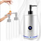 Massageöl Wärmer | Externe Kunststoff Flasche | Temperaturbereich 40-60°C | Für Massageöl und ätherische Öle | Massage Wellness Wohlfühlen | Stilvoller Massageöl Erwärmer (Silber)