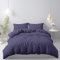 LivinEase Bettwäsche 140x200 Set - Mikrofaser Bettbezug 140x200 cm + 1 Kissenbezug 65x65 cm – Bettwäsche - Navy