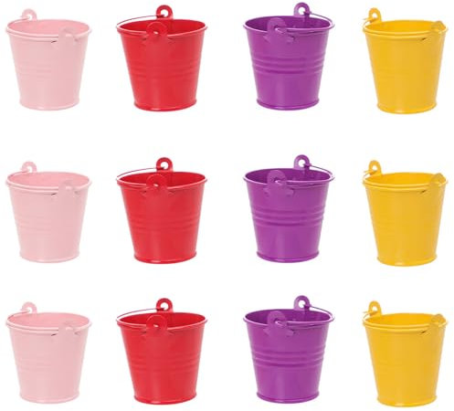Mini Cubos Metálicos,Macetas Cubo de Flores Colgantes,Mini cubo Para Caramelos,Mini Cubo de Metal Para Macetas,Pequeño Cubo de Metal Portátil,Mini Cubo Para Caramelos,Cubo de Metal Para Caramelos,8Pcs
