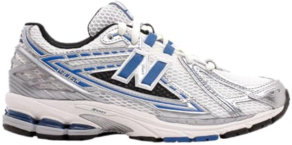 New Balance Herren 1906 Sneaker, White Silver Blue, 45 EU