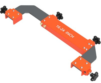 16-24Inch Adjustable On-Center Framing Tool, Aluminum Alloy Framing Stud Layout Tool, Precision Wall Framing Tool for Frame Walls, Floors, Roofs or Ladder, with Clear Scale