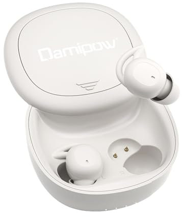 Damipow L39 Invisible Sleep Earphones, Wireless Sleep Earbuds For Side Sleepers, Bluetooth 5.3 Mini Invisible Earphones Noise Blocking, Tiny Comfortable Headphones for Snore Work Workout (L39N-4)