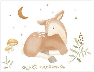 Little Dutch Wandsticker Set Fairy Garden Sweet Dreams (40x30cm) | 30 x 40