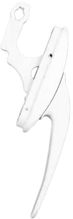 Shovelmty Lockable Window Handle, Adjustable Window Handle, Window Locking Tool Made of Zinc Alloy