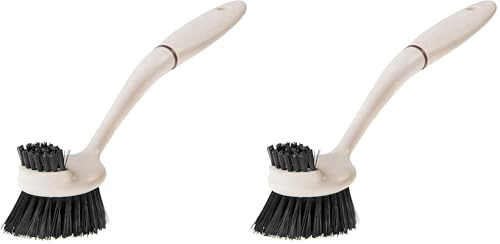 Greener Cleaner GCB004C Dish Brush, Cream, one size (Pack of 2)