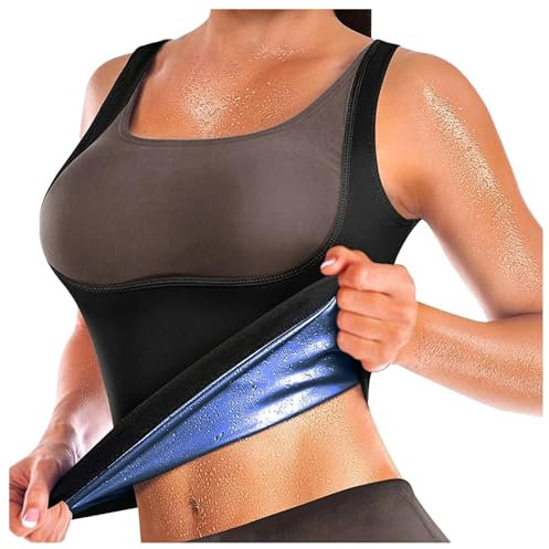 Combinaison de sauna à manches longues pour femme - T-shirt de sauna - Perte de poids - Gilet de sudation - Veste de fitness - Veste de survêtement pour le yoga, la course, la perte de poids